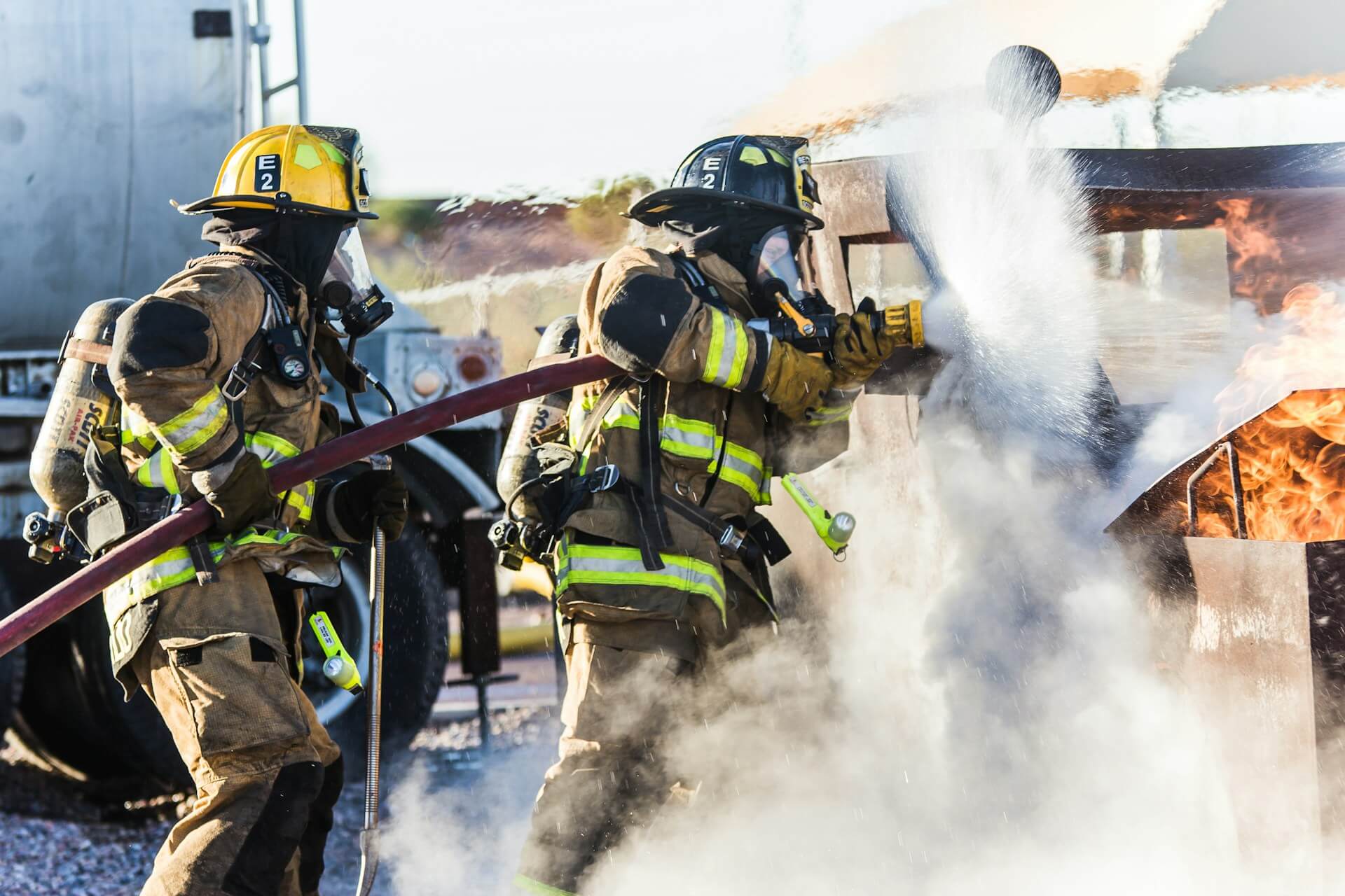 An image of a firefighter